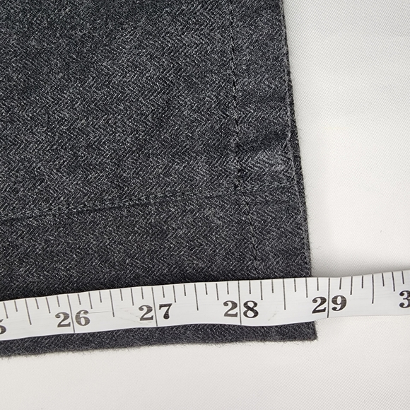 PETER MILLAR Mens Grey Flannel Cotton Full Length Pants - Size 42 - Picture 9 of 11